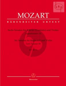 Jugendsonaten Vol.3 (KV 26 - 31) (Violin-Piano)