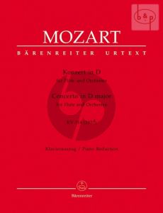 Mozart Concerto D-major KV 314 (285d) Flute-Orchestra (piano red.) (edited by R.Brown & K.Hunteler)