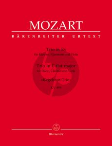Mozart Kegelstatt Trio Es-dur KV 498 (Clar.[Bb] [Violin]-Viola-Piano) (Score/Parts) (edited by W.Plath) (Barenreiter-Urtext)