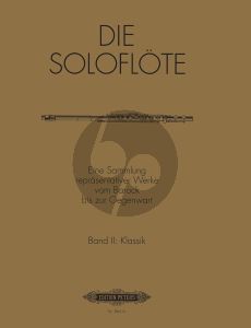 Album Die Soloflote Vol.2: Klassik (Eine Sammlung reprasentativer Werke vom Barock bis zur Gegenwart) (Herausgegeben von Mirjam Nastasi)