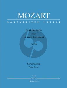 Mozart Cosi fan Tutte KV 588 Vocal Score (ital./germ.) (Faye Ferguson / Rehm, Wolfgang)