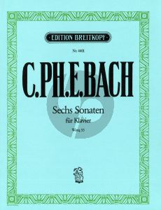 C.Ph.E. Bach 6 Sonaten Klavier Wotq 55 1/6