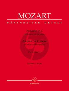 Mozart Andante C-dur KV 315 Flöte-Orchester Partitur (Franz Giegling)