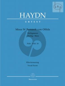 Missa sancti Bernardi von Offida (Heilig-Messe) (Hob.XXII:10) (Soli-Choir-Orch.)