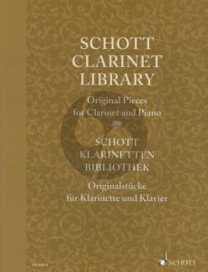 Schott Clarinet Library Original Pieces Clarinet-Piano (Mauz)