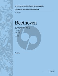 Beethoven Symphony No.3 in Eb Op.55 Full Score (Eroica) (edited by Bathia Churgin)