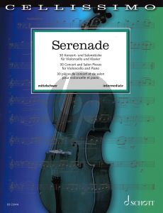Serenade for Cello and Piano (Intermediate / Mittelschwer) (30 Concert and Salon Pieces)