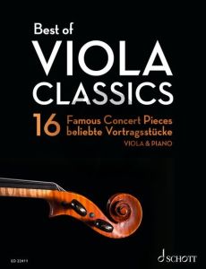 Best of Viola Classics for Viola and Piano (16 Famous Concert Pieces for Viola and Piano)