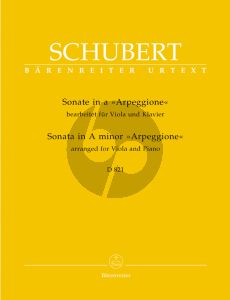 Schubert Sonate Arpeggione a-moll D.821 Viola-Klavier