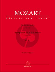 Mozart Symphonie No.39 Es-dur KV 543 Partitur (H.C. Robbins Landon)