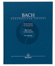 Bach Six Suites for Violoncello solo BWV 1007-1012 (Andrew Talle (Urtext of the New Bach Edition - Revised) (Hardcover)