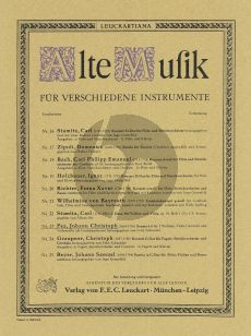 Pez Sonate a 4 für 2 Violinen, Viola, Cembalo und Violoncello (Partitur mit eingelegten Solo-Stimmen) (Felix Schroeder)