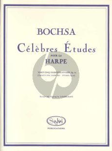 Bochsa 25 Studies Op. 62 Harp (Alphonse Hassekmans) (Grade 4 - 6)