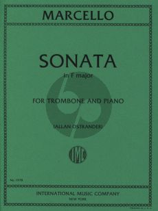 Marcello Sonata F-major (orig. Violoncello) for Trombone and Piano (Allen Ostrander) (IMC)