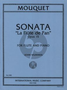 Mouquet Sonata Op.15 'La Flute de Pan' for Flute and Piano (edited by John Wummer)