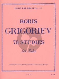 Grigoriev 78 Studies Tuba