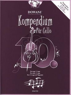Kompendium für Cello Vol. 10 (Buch mit 2 CD's)