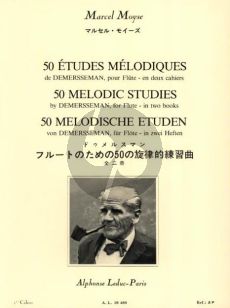 Moyse 50 Etudes de Demersseman Op. 4 Vol. 1 flute