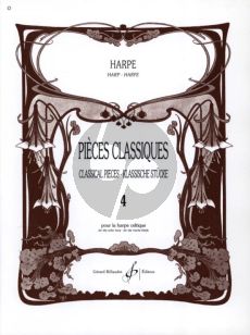 Album Pieces Classiques vol.4 Harpe (Le Dentu) (Moyenne Dificulte)