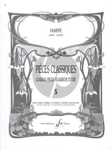 Album Pieces Classiques vol.5 pour Harpe (Edition par Dominig Bouchaud) (Moyen)