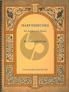 Friou Exercises for Agility and Speed for non-pedal and pedal Harp