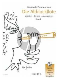 zimmermann Die Altblockflöte Band 1 (Bk-Cd)