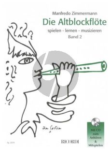 Zimmermann Die Altblockflöte Band 2 - mit CD