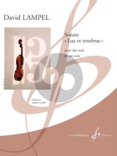 Lampel Sonate "Lux et tenebrae" Viola solo