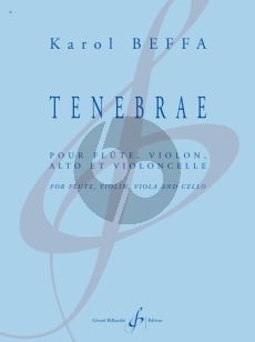 Beffa Tenebrae Flute-Violon-Alto Violoncelle (Score and Parts)
