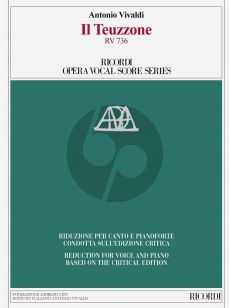 Vivaldi Il Teuzzone RV 736 Vocal Score (It./engl.) (edited by A. Borin)
