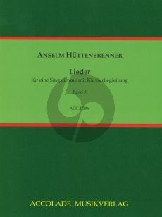 Huttenbrenner Lieder Vol. 3 Gesang und Klavier (Alice Bästlein, Ulf Aschauer, Michael Aschauer)