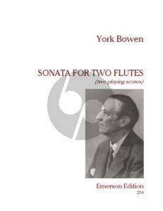 Bowen Sonata for 2 Flutes