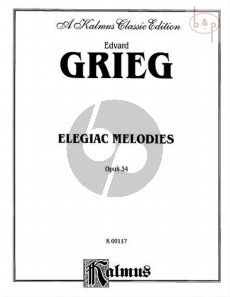 Grieg Elegiac Melodies Op.34 (arr. for Cello and Piano)