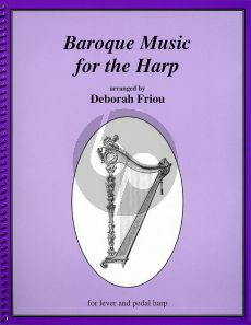 Album Baroque Music for the Harp for Pedal or Lever Harp (edited by Deborah Friou)