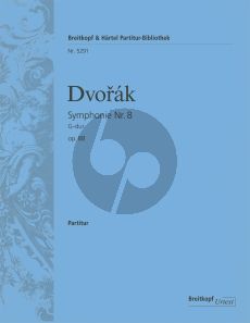 Dvorak Symphony No. 8 G-major Op.88 Full Score (edited by Klaus Doege)