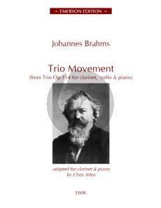 Brahms Trio Movement for Clarinet and Piano