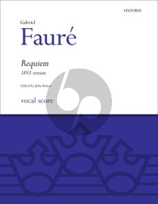Faure Requiem 1893 Version Vocal Score (Edited with English Translation by John Rutter)