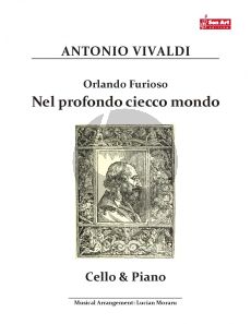 Vivaldi Nel profondo ciecco mondo (Orlando Furioso) for Cello and Piano (Score and Part) (Arrangement by Lucian Moraru)