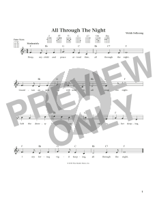 All Through The Night (from The Daily Ukulele) (arr. Liz and Jim Beloff)