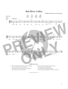 The Red River Valley (from The Daily Ukulele) (arr. Liz and Jim Beloff)