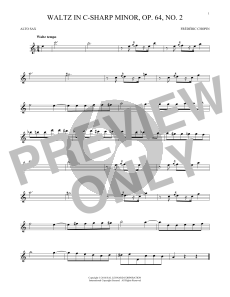 Waltz In C-Sharp Minor, Op. 64, No. 2