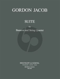 Jacob Suite for Bassoon- 2 Violins-Viola-Violoncello (Score/Parts)