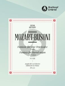 Mozart Fantasie für eine Orgelwalze KV 608 2 Klaviere (arr. Busoni)
