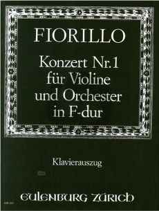 Fiorillo Konzert No.1 F-dur Violine und Orchester (Klavierauszug)