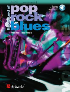Merkies The Sound of Pop-Rock and Blues Vol. 2 Alto Saxophone Book with Audio online