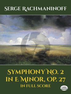 Rachmaninoff Symphony No.2 e-minor Op.27 for Orchestra Fullscore