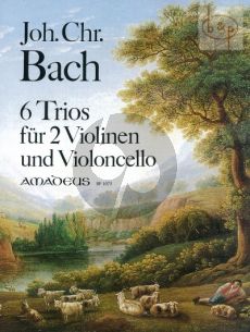 Bach 6 Trios 2 Violinen-Violoncello) (Parts) (edited by Bernhard Pauler)