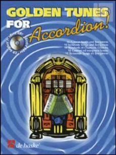 Golden Tunes for Accordion! (10 Famous Songs & Evergreens) (Bk-Cd)