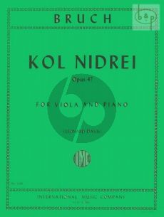 Bruch Kol Nidrei Op.47 Viola-Piano (Davis)