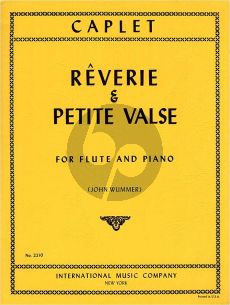 Caplet Reverie & Petite Valse Flute-Piano (John Wummer)